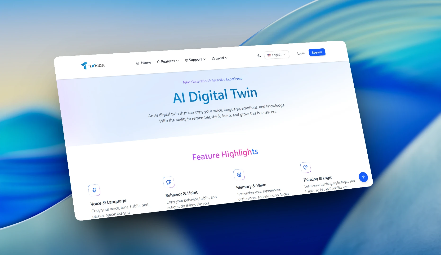 Homepage launch